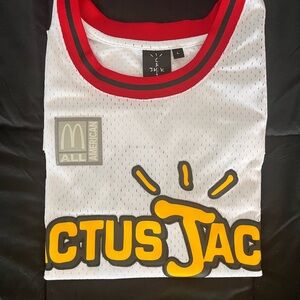 Cactus Jack White and Red Jersey